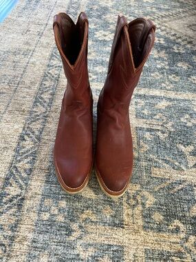 Tecovas Brown Leather Cowboy Boots